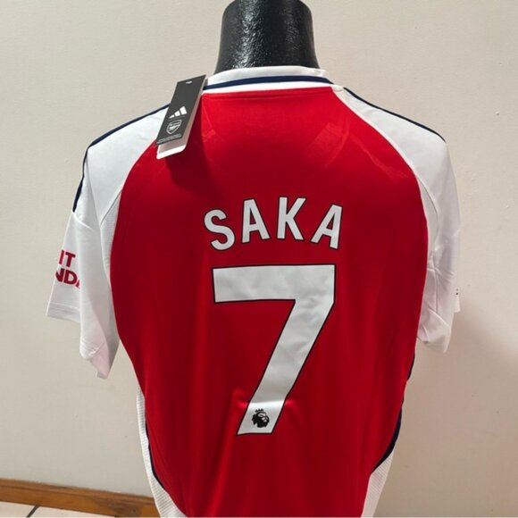 England Inglaterra Arsenal Bukayo Zara Jersey # 7 , Unisex - Picture 1 of 16